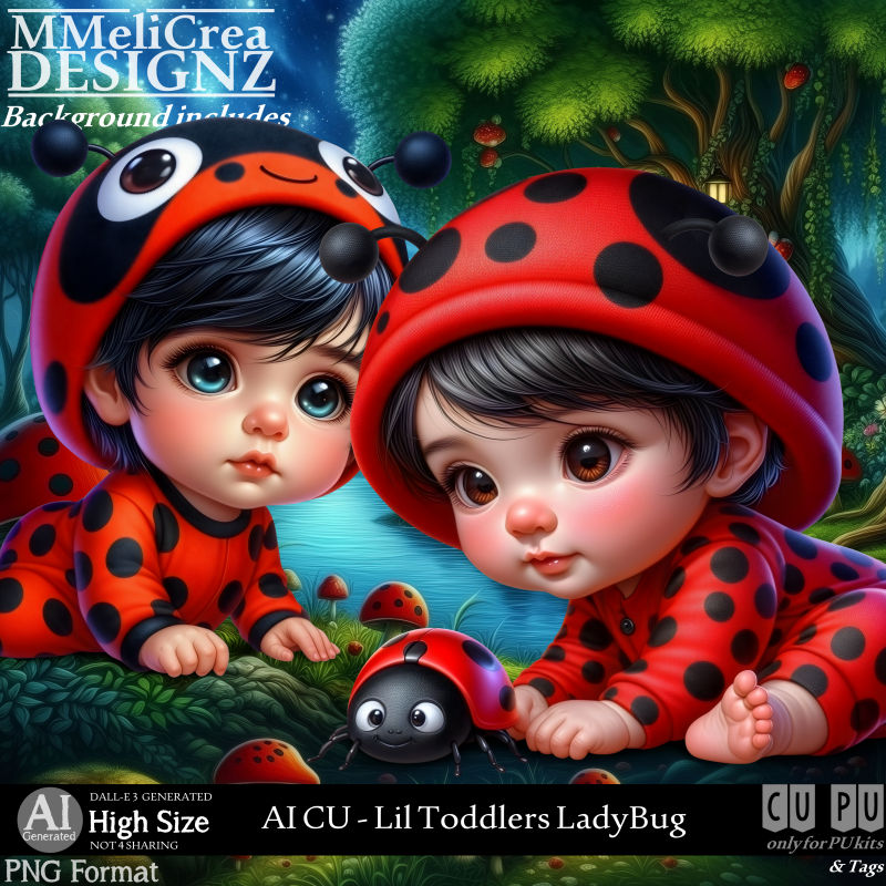 (image for) AI - CU Lil Toddlers LadyBug (CU4PU/PNG)